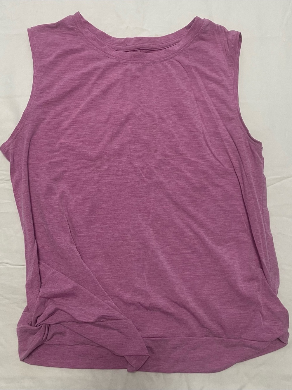 All In Motion Purple Side-Tie Active Tank Top XS